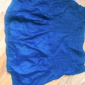 Mini denim skirt in very good condition .Will be a good fit for size 2,size xs